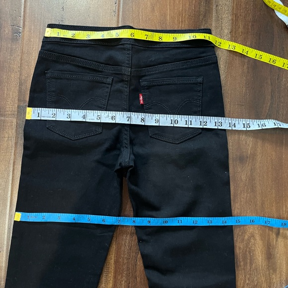 Brand New Girl Levi’s Black Skinny Leggings / Jeans - Picture 10 of 13
